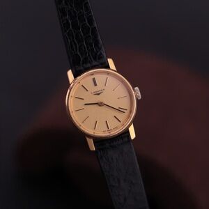 1969 Longine Women’s Dress Watch
Gold-Plated, Manual Winding